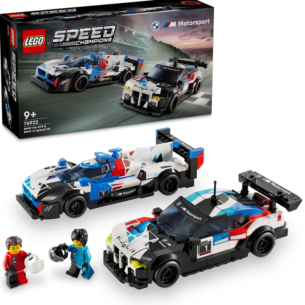 LEGO Lekebiler | Lego Speed Champions>76922 BMW M4 GT3 & BMW M Hybrid V8-racerbil