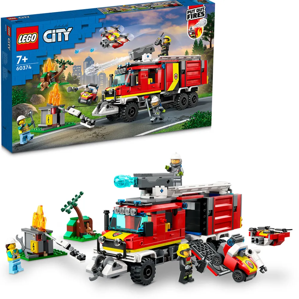 LEGO Utrykningskjøretøy | Lego City>60374 Brannvesenets kommandobil