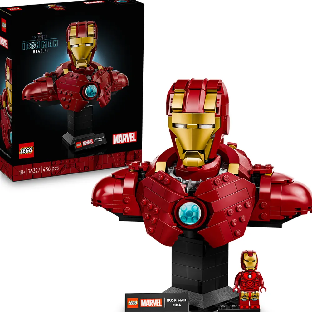 LEGO Lego Super Heroes Marvel | Lego Nyheter>76327 Byste av Iron Man MK4