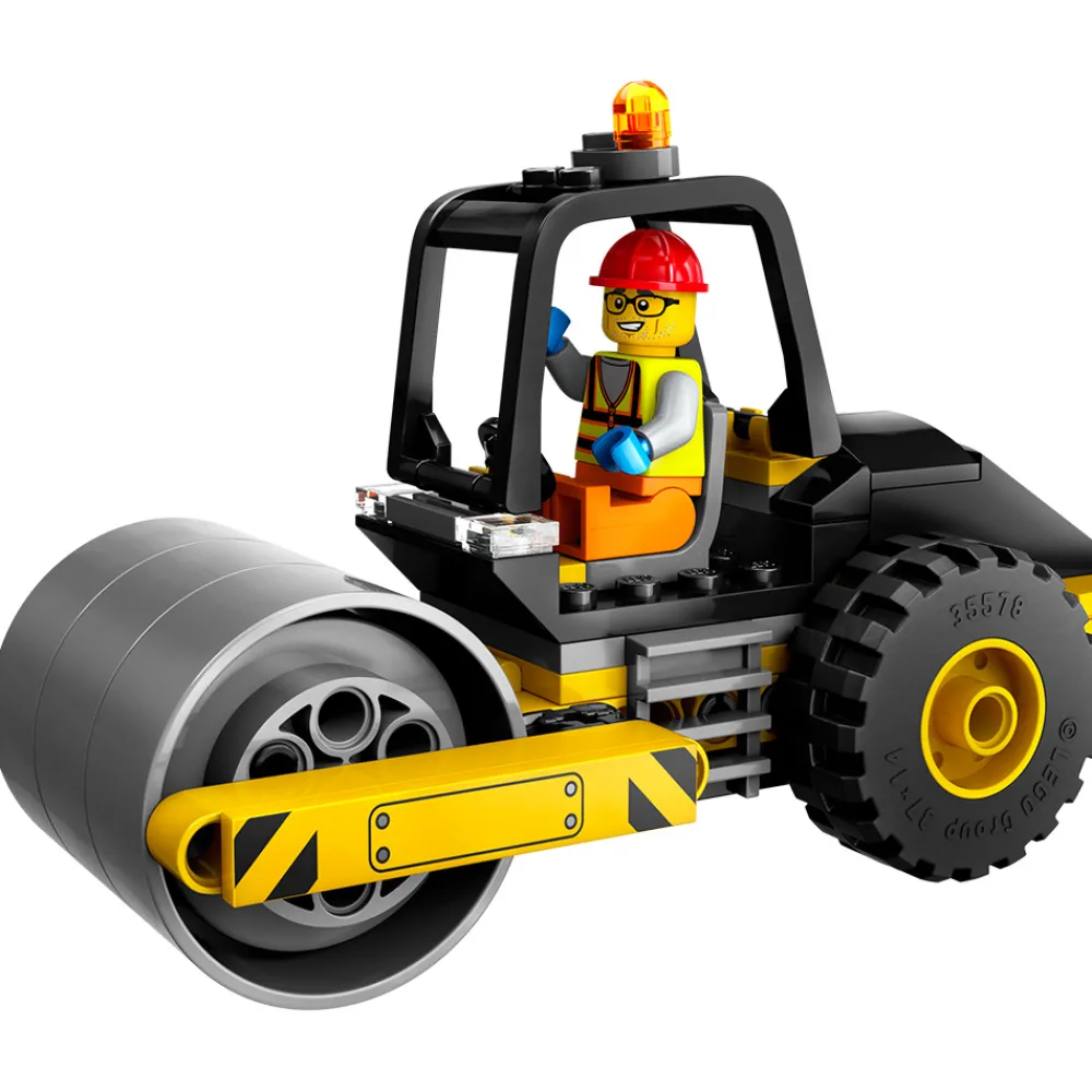 LEGO Lastebil, Gravemaskin Og Traktor | Lego City>60401 Dampveivals