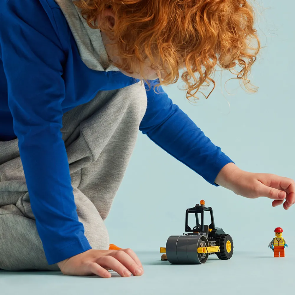 LEGO Lastebil, Gravemaskin Og Traktor | Lego City>60401 Dampveivals