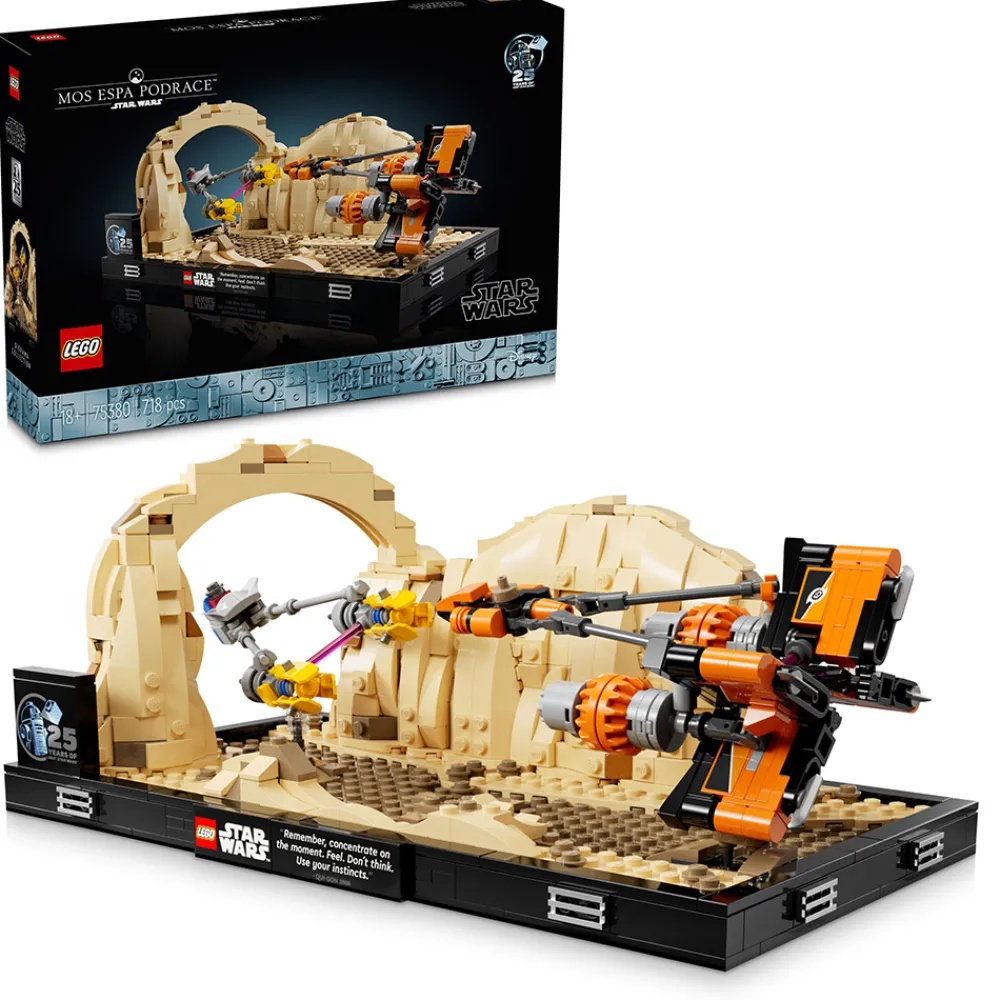 LEGO Lego Star Wars>75380 Diorama med Mos Espa-podrace