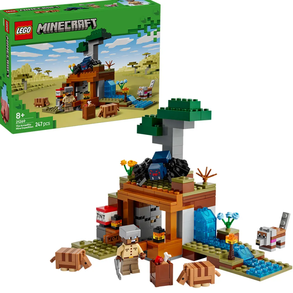 LEGO Lego Minecraft>21269 Ekspedisjon til beltedyrgruven