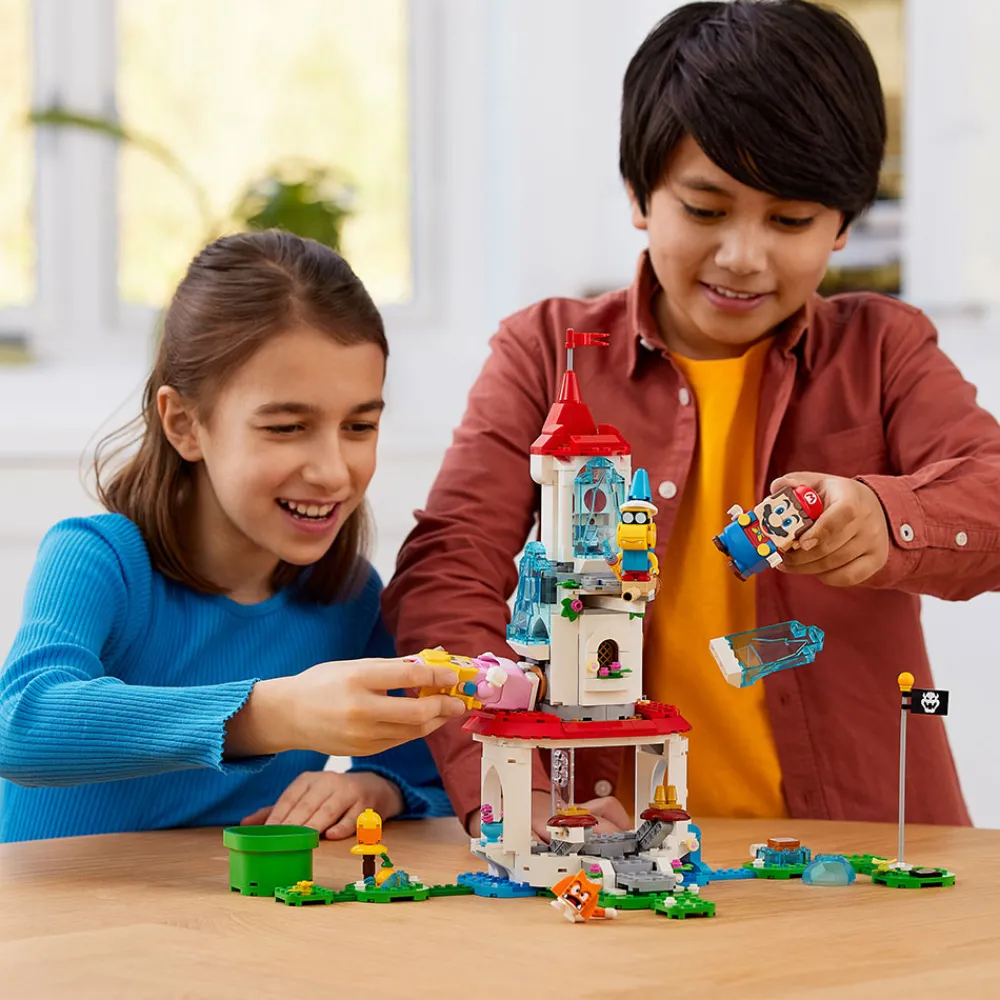 LEGO, Super Mario Lego Super Mario | Super Mario>LEGO 71407 Ekstrabanesettet Cat Peach-drakt og Istårn