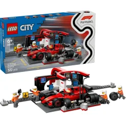 LEGO Lego City>60443 F1®-depotstopp og -team med Ferrari-bil