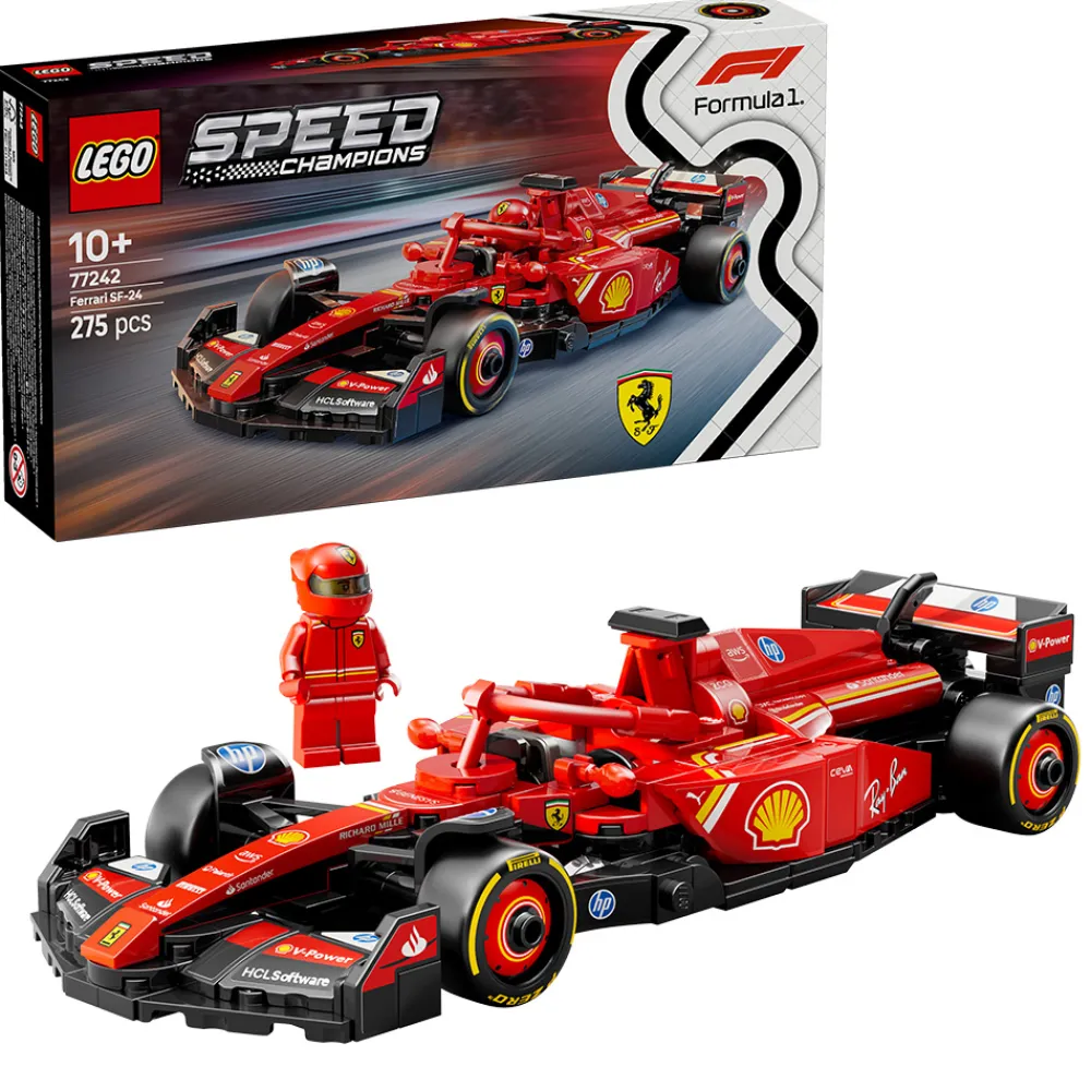 LEGO Lekebiler | Lego Speed Champions>77242 Ferrari SF-24 F1®-racerbil