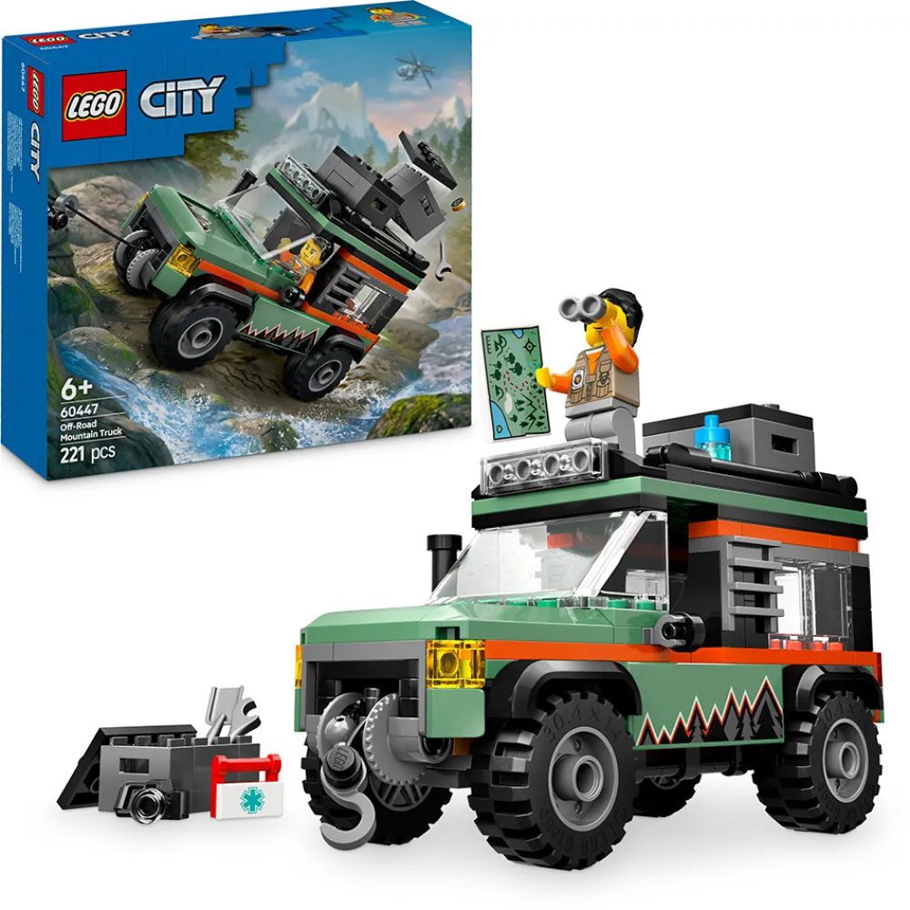 LEGO Lekebiler | Lego City>60447 Firehjulsdrevet terrengbil