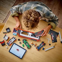 LEGO Lekebiler | Lego City>60445 F1®-trailer med F1® RB20 og AMR24