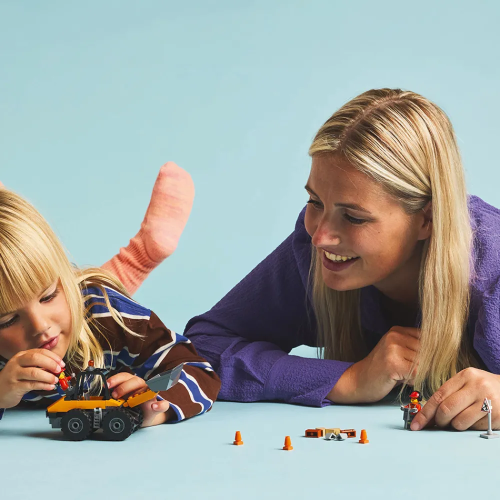 LEGO Lastebil, Gravemaskin Og Traktor | Lego City>60450 Gul hjullaster