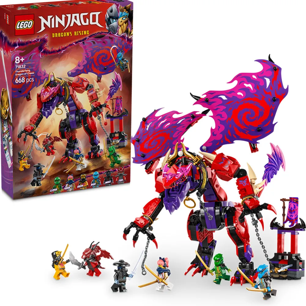 LEGO Lego Ninjago | Lego Nyheter>71832 Kaosdragen Thunderfang