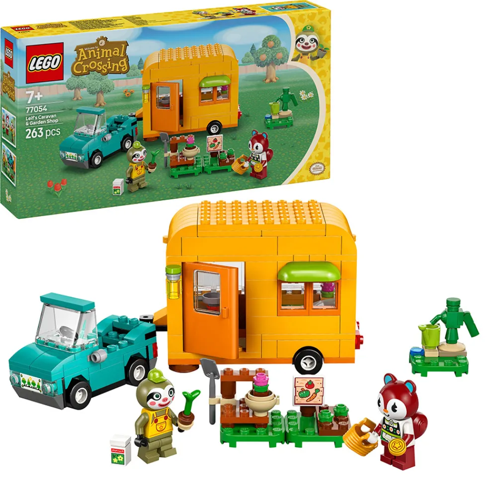 LEGO Lego Animal Crossing>77054 Leif med campingvogn og hagebutikk
