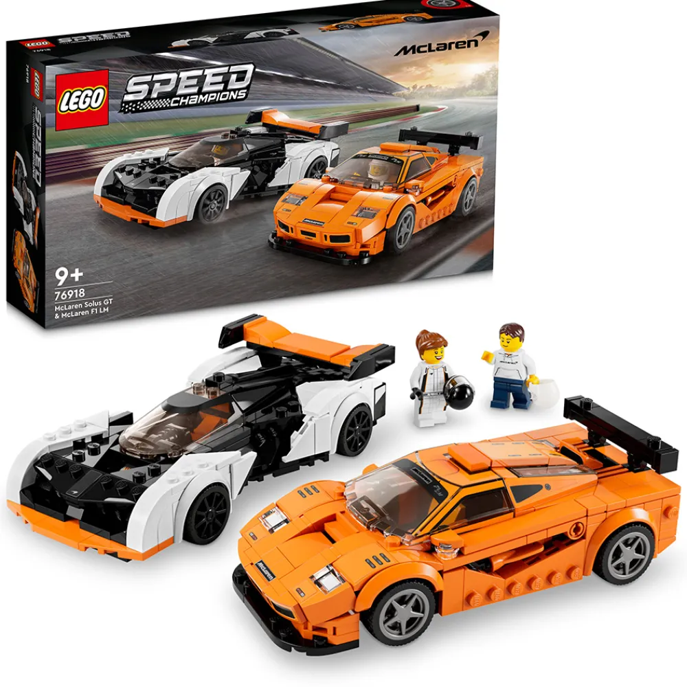 LEGO Lekebiler | Lego Speed Champions>76918 McLaren Solus GT og McLaren F1 LM