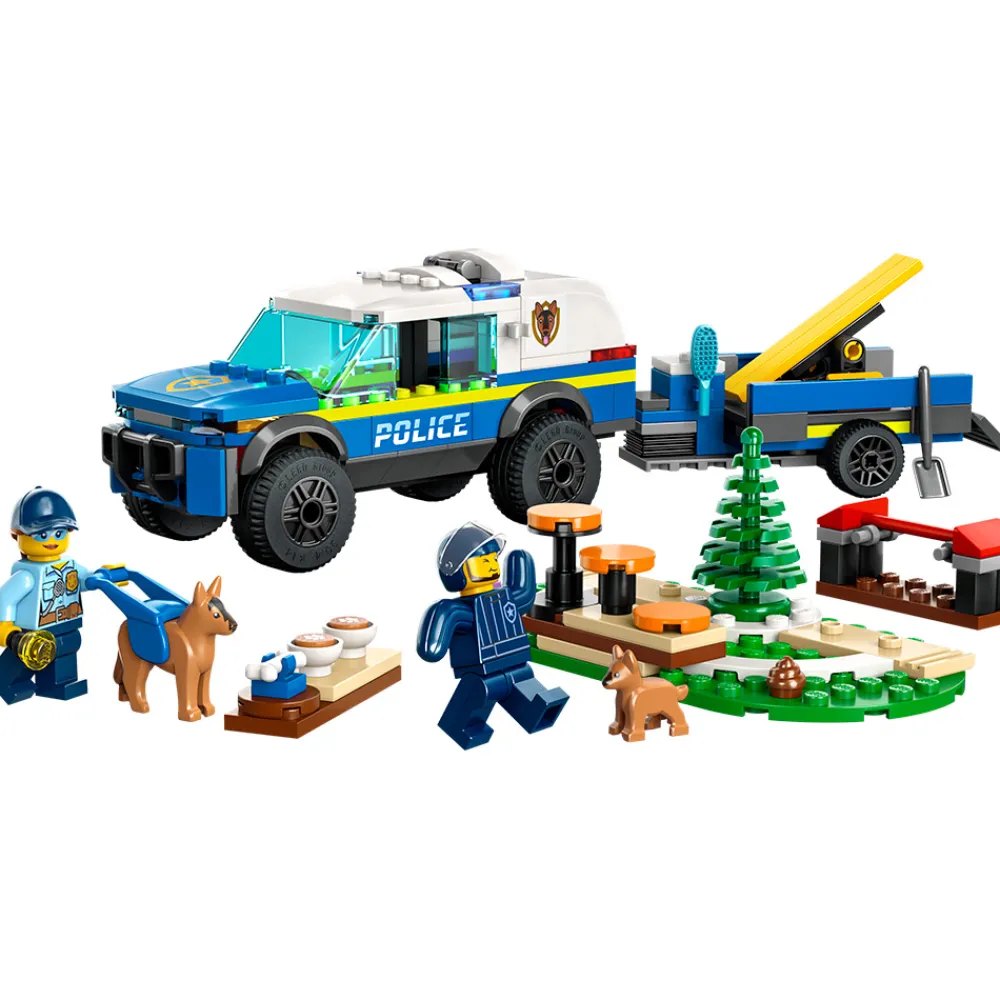 LEGO Utrykningskjøretøy | Lego City>60369 Mobilt treningssett for politihunder