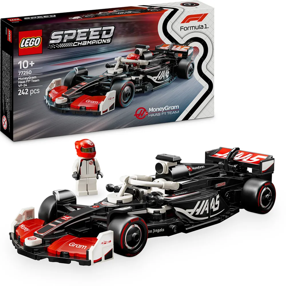 LEGO Lekebiler | Lego Speed Champions>77250 MoneyGram Haas F1® Team VF-24-racerbil