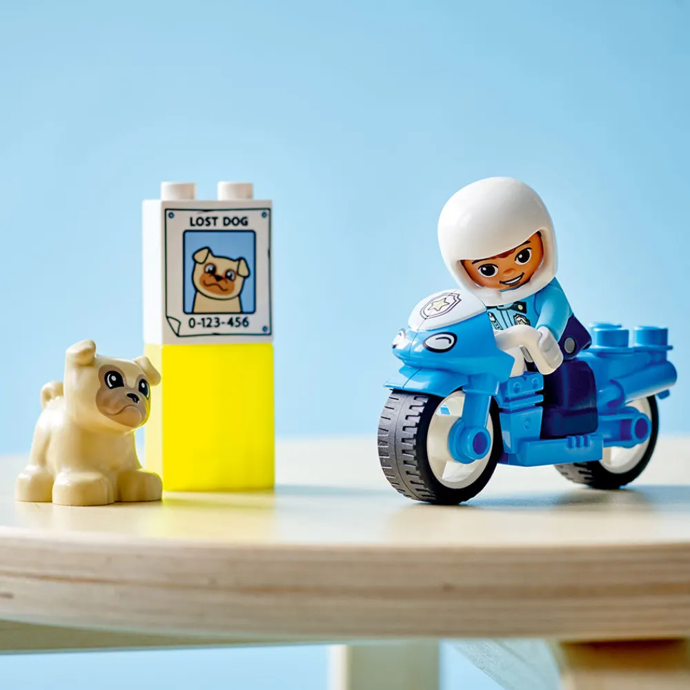 LEGO Utrykningskjøretøy | Duplo>10967 Politimotorsykkel