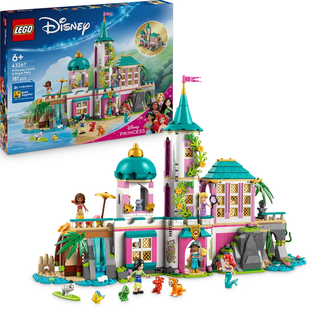 LEGO Lego Disney | Lego Nyheter>43267 Prinsesseslott med kjæledyr