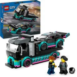 LEGO Lastebil, Gravemaskin Og Traktor | Lekebiler>60406 Racerbil og transporttrailer