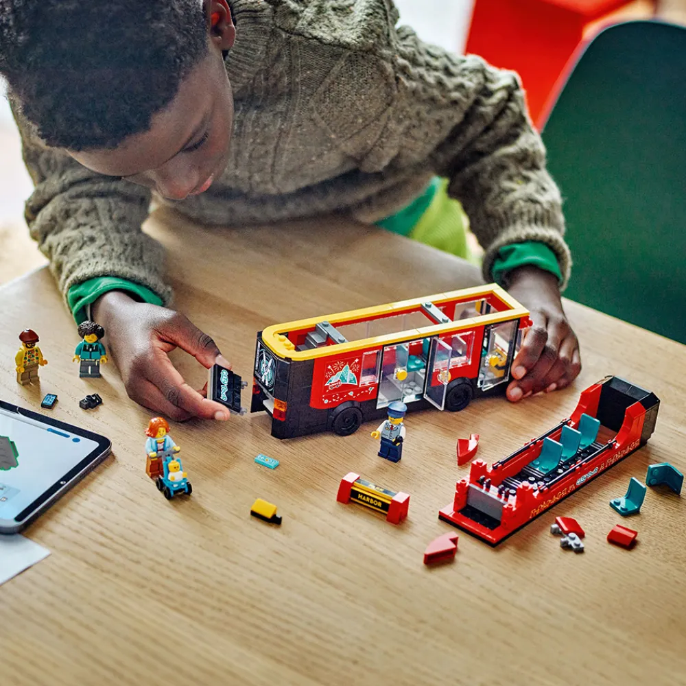 LEGO Lego City>60407 Rød dobbeltdekker-turistbuss