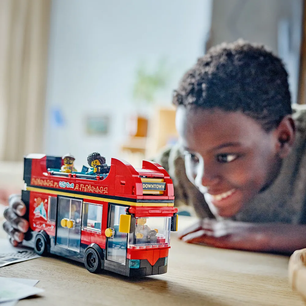 LEGO Lego City>60407 Rød dobbeltdekker-turistbuss