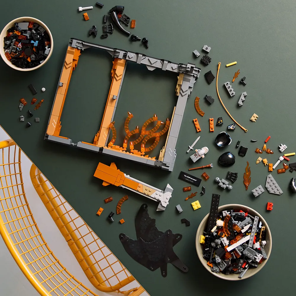 LEGO Lego Icons | Lego Nyheter>10367 Ringenes herre: Balrog™-bokstøtte