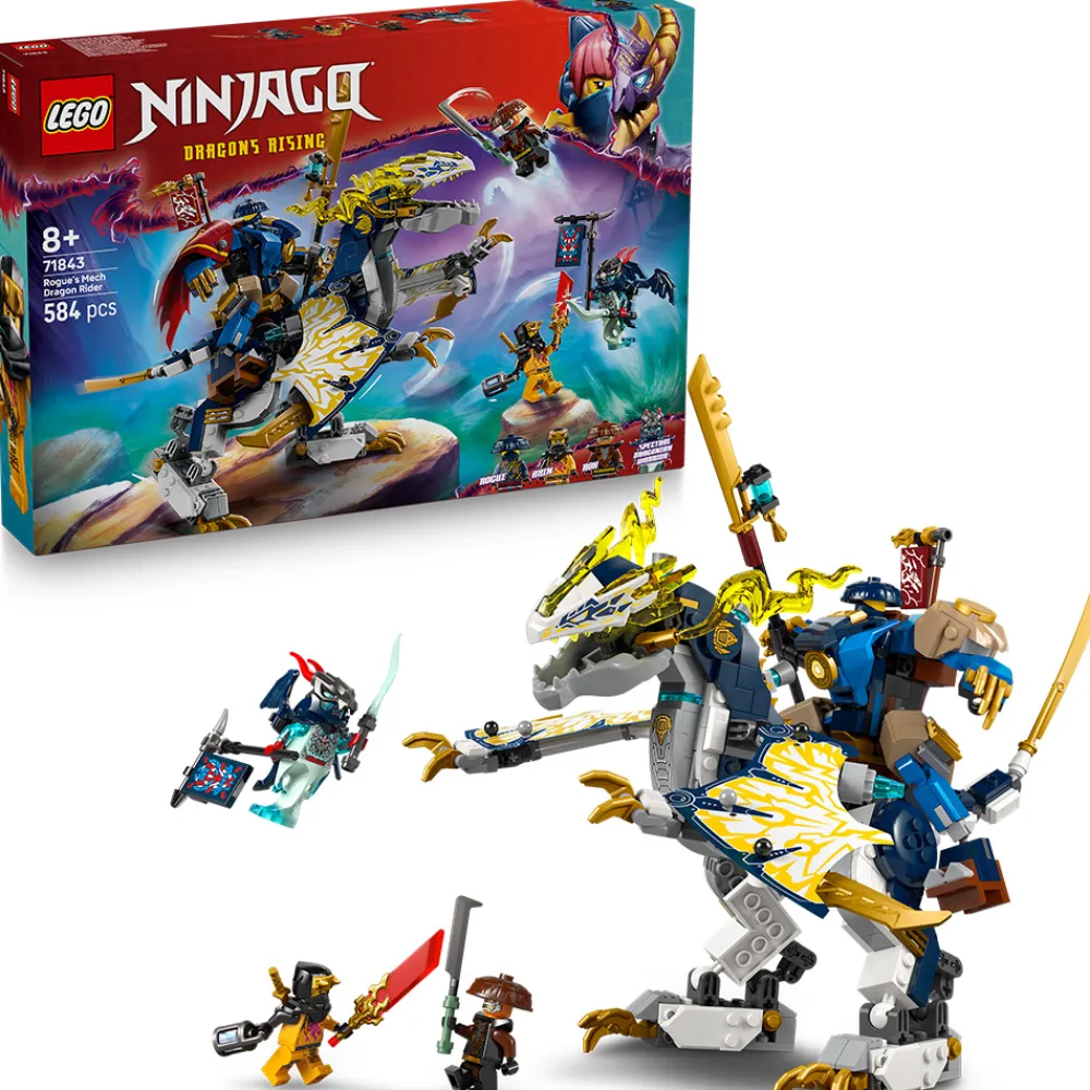 LEGO Lego Ninjago | Lego Nyheter>71843 Rogues robotdragerytter