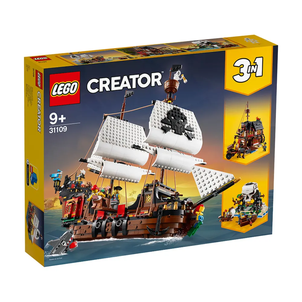 LEGO Båt, Helikopter Og Fly | Lego Creator>31109 Sjørøverskute
