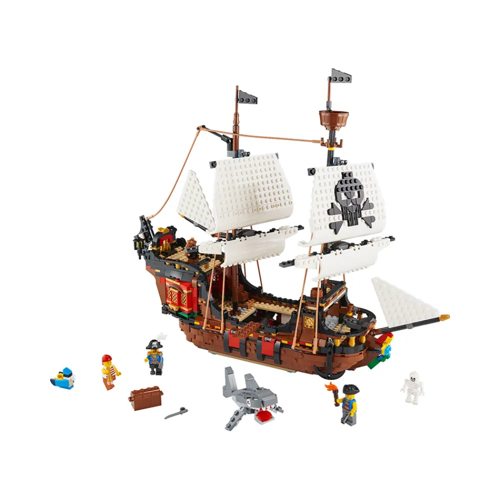 LEGO Båt, Helikopter Og Fly | Lego Creator>31109 Sjørøverskute