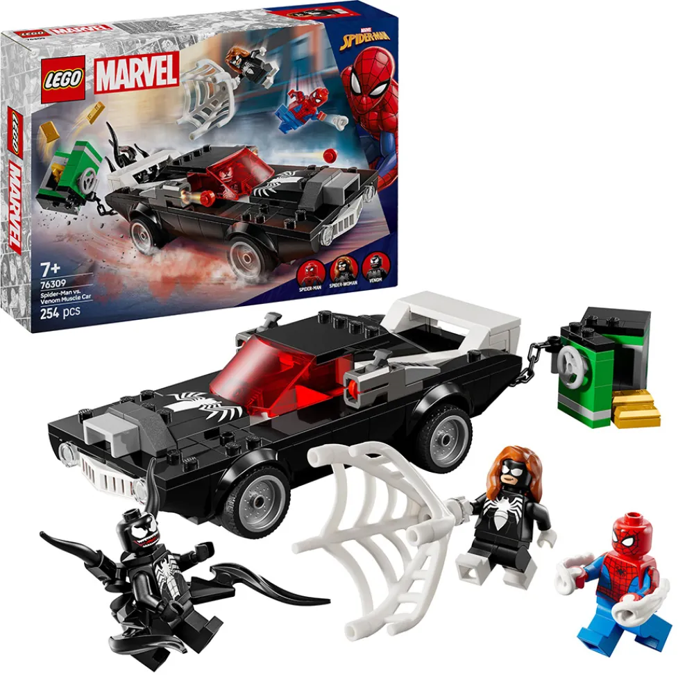 LEGO Lego Super Heroes Marvel | Marvel>76309 Spider-Man mot Venom med muskelbil