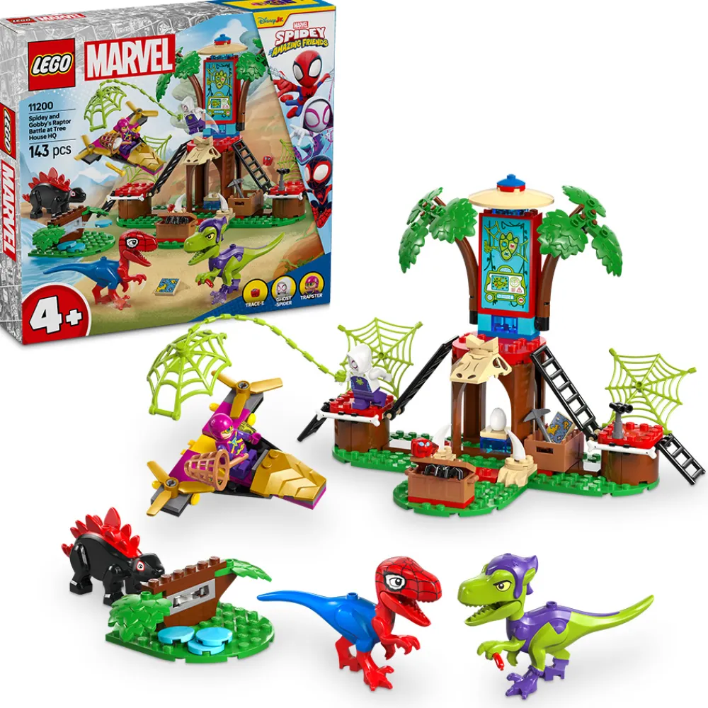 LEGO Lego Super Heroes Marvel | Marvel>11200 Spidey og Gobbys raptorkamp ved hovedkvarteret i treet