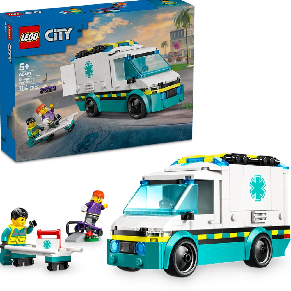 LEGO Utrykningskjøretøy | Lego City>60451 Sykebil