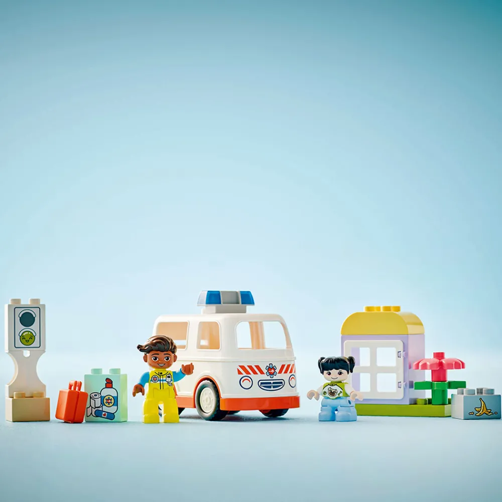 LEGO Duplo | Lego Duplo>10447 Sykebil med sjåfør