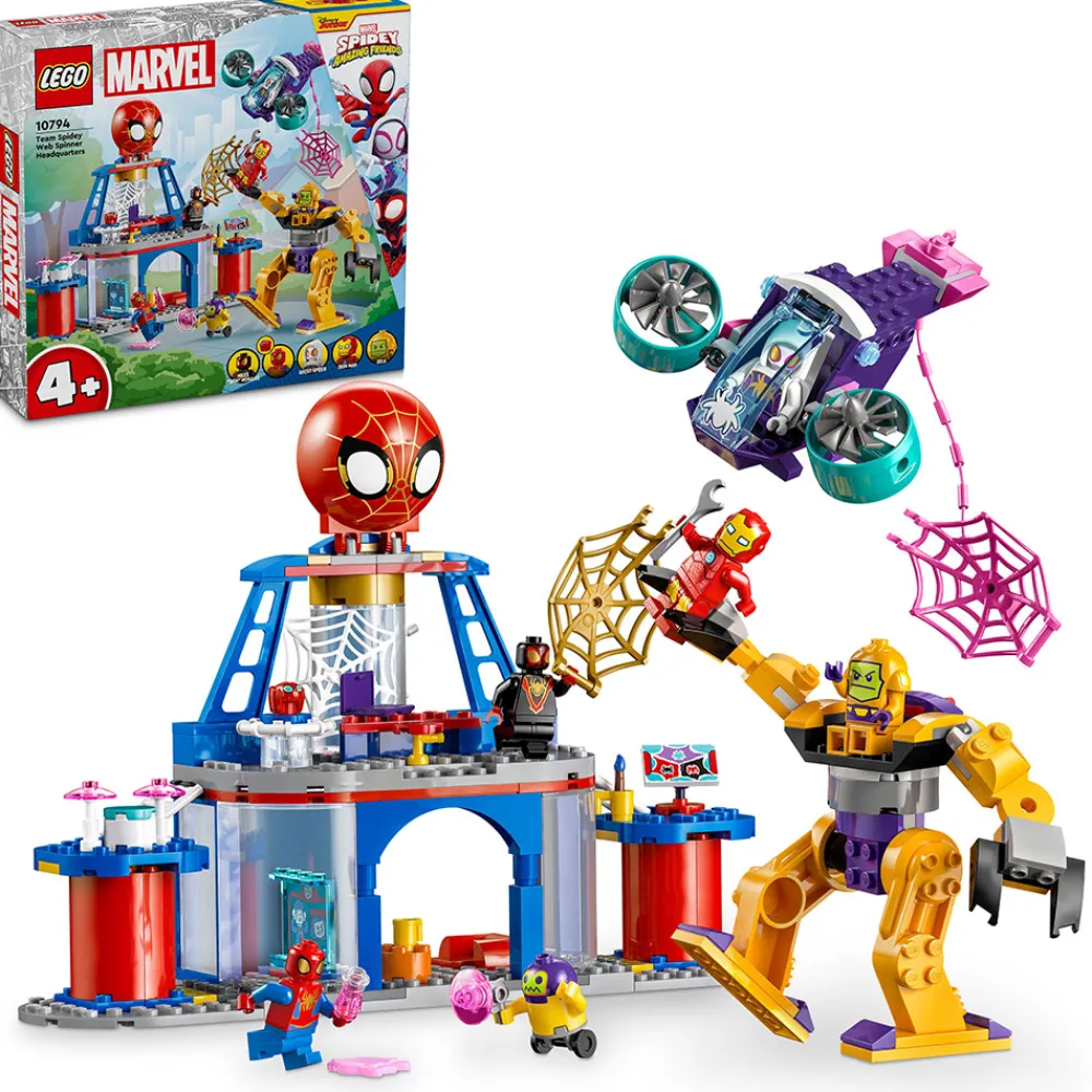 LEGO Lego Super Heroes Marvel | Marvel>10794 Team Edderkoppens spindelvev-hovedkvarter
