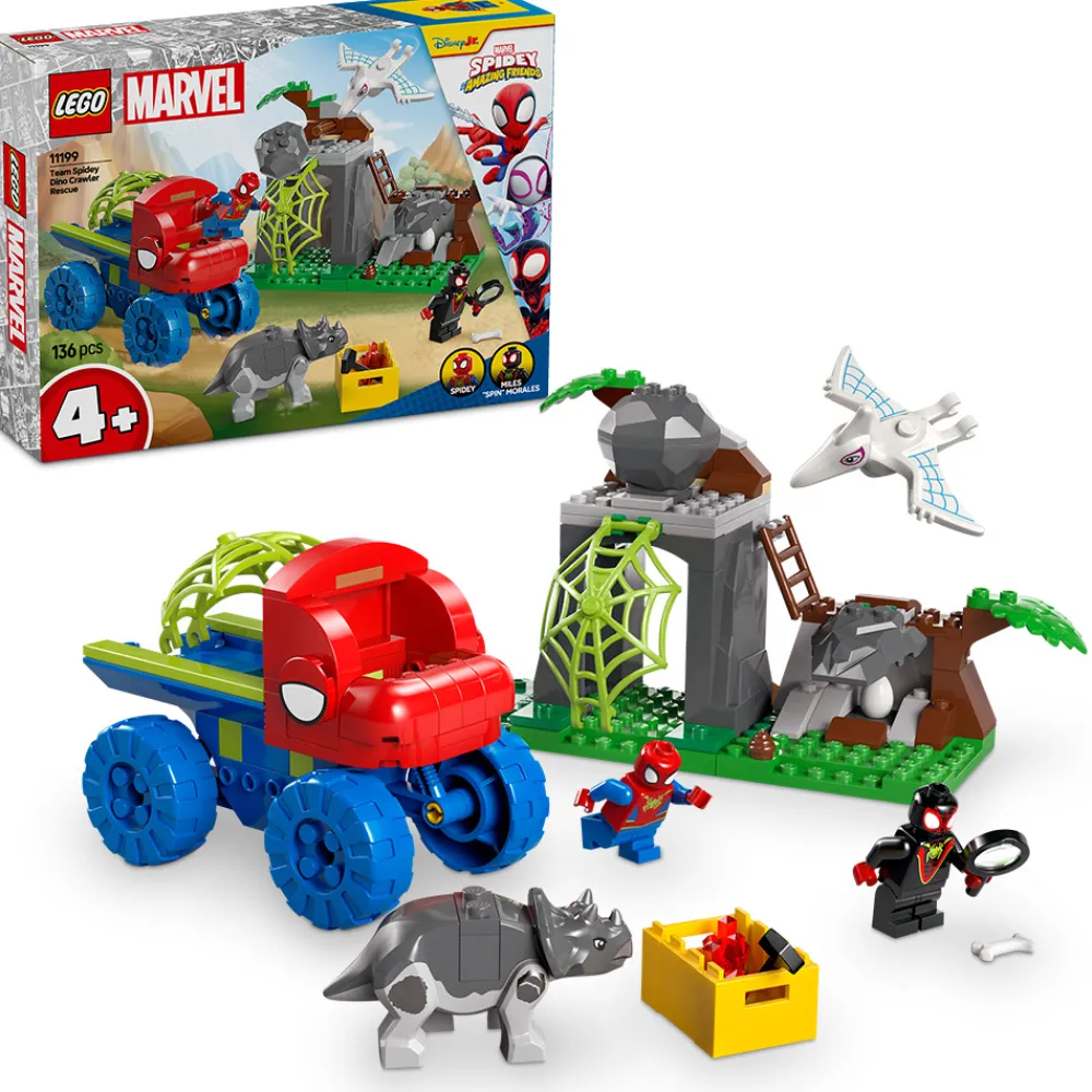 LEGO Lego Super Heroes Marvel | Marvel>11199 Team Spidey: Dino-truck til unnsetning