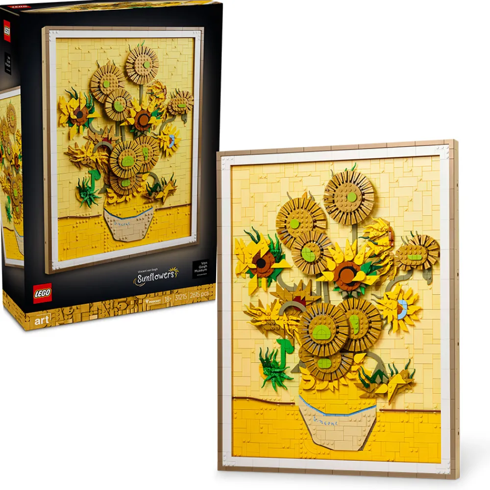 LEGO Lego Art | Lego Nyheter>31215 Vincent van Gogh – Solsikker