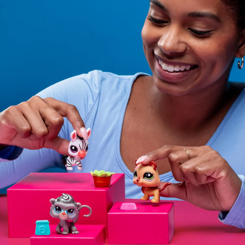 Littlest Pet Shop Fidgets Og Småleker> - LPS Pet Trio in tube