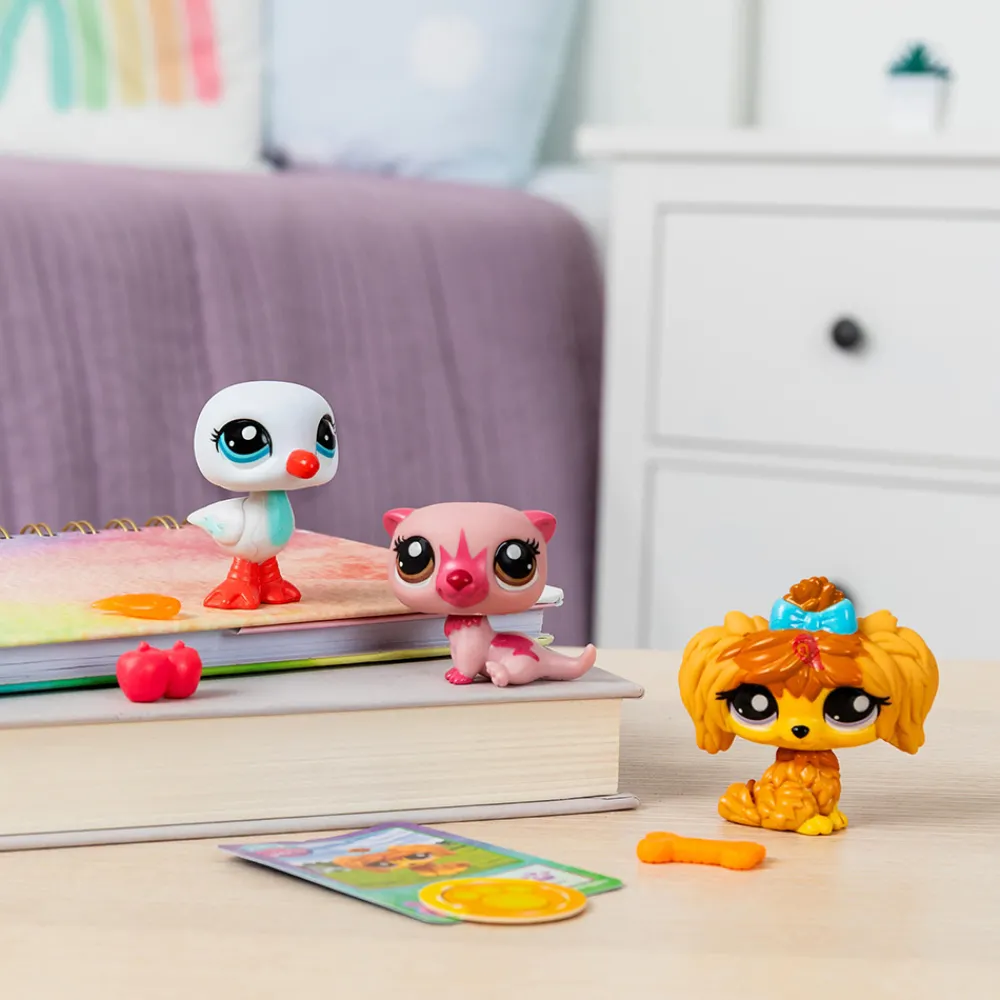 Littlest Pet Shop Fidgets Og Småleker> - LPS Pet Trio in tube