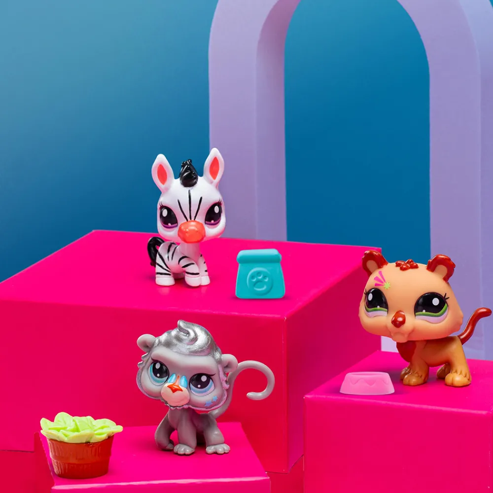 Littlest Pet Shop Fidgets Og Småleker> - LPS Pet Trio in tube