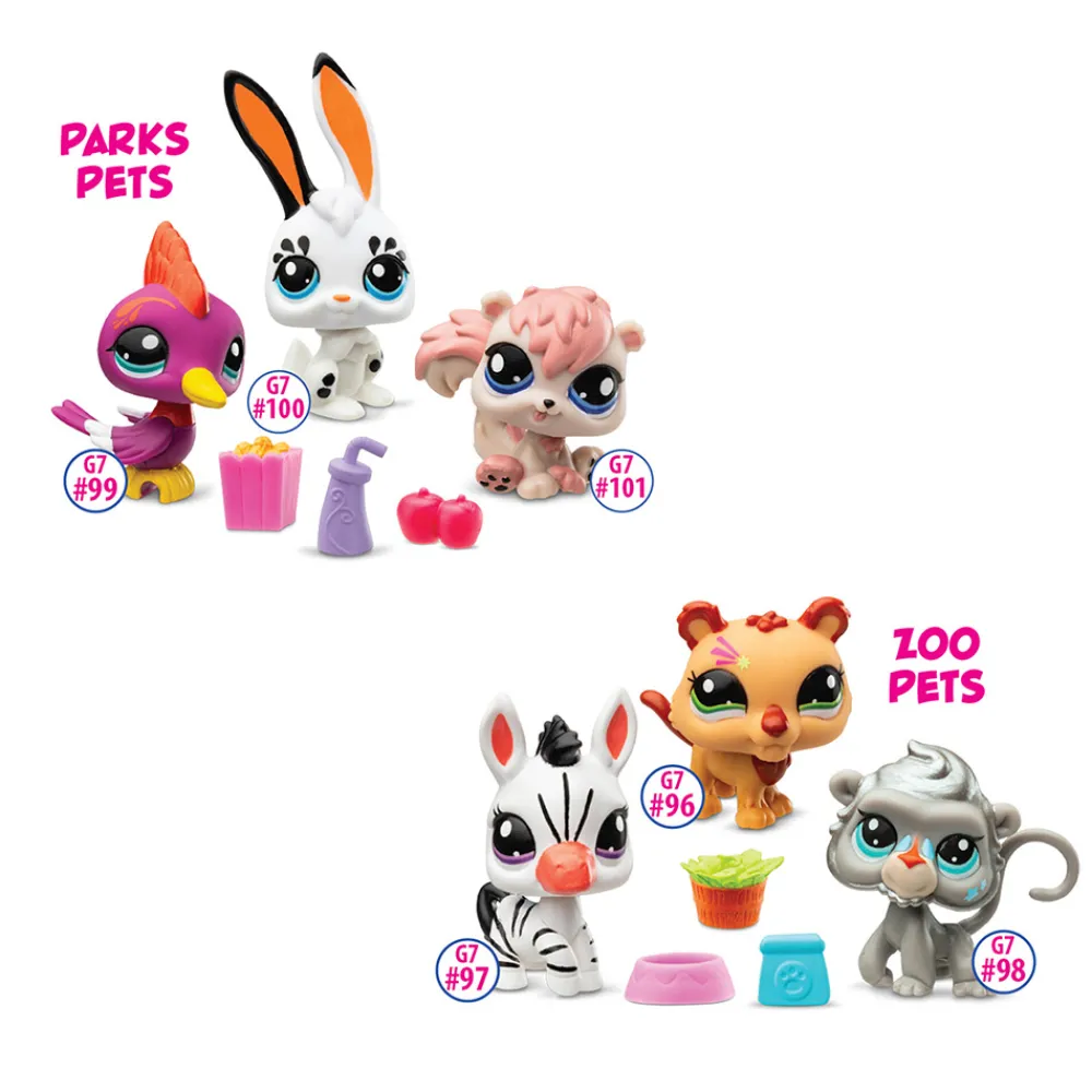 Littlest Pet Shop Fidgets Og Småleker> - LPS Pet Trio in tube