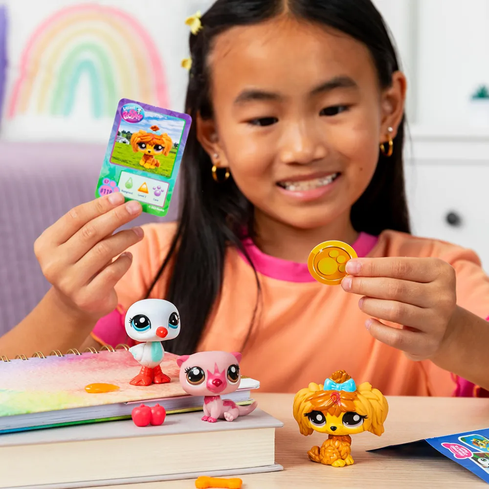 Littlest Pet Shop Fidgets Og Småleker> - LPS Pet Trio in tube