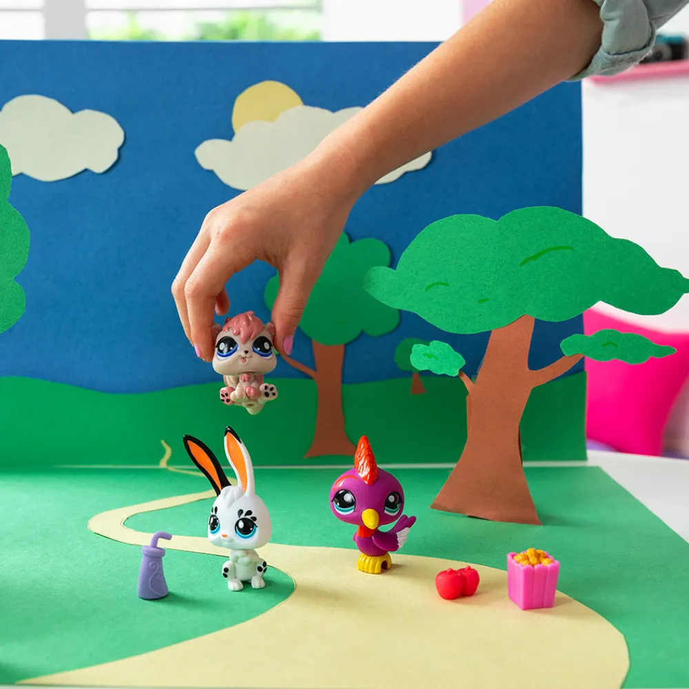 Littlest Pet Shop Fidgets Og Småleker> - LPS Pet Trio in tube