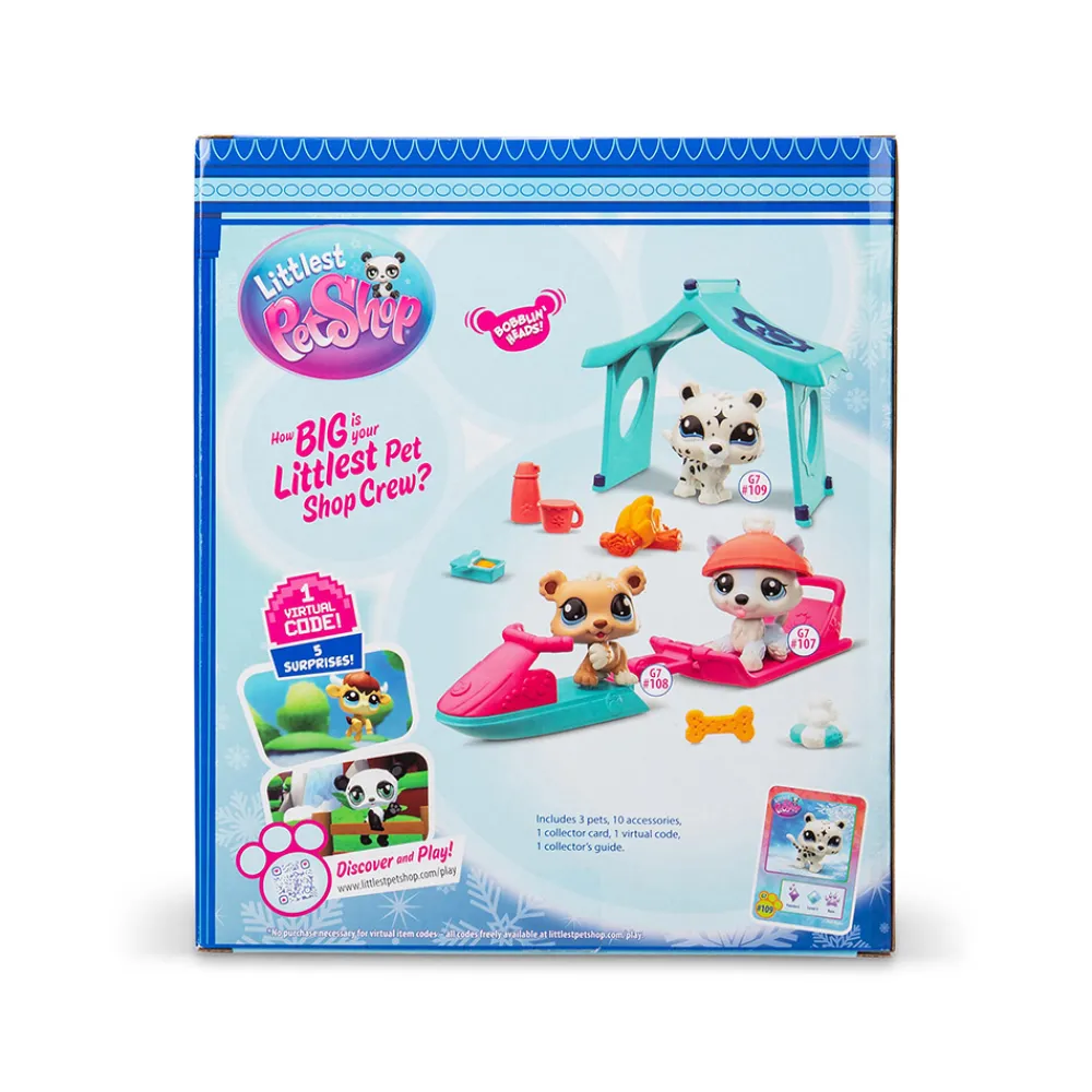 Littlest Pet Shop Fidgets Og Småleker> - LPS Snowy Day Playpack
