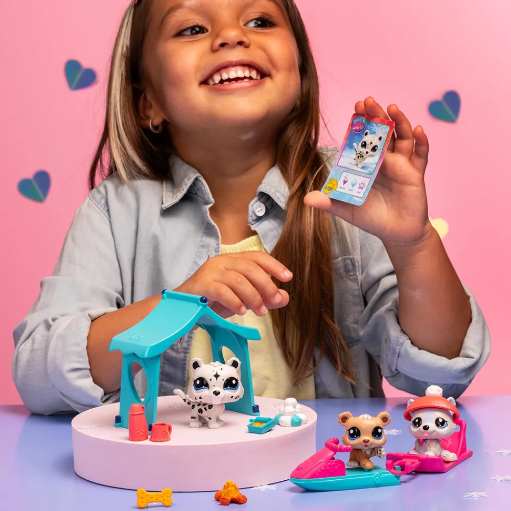 Littlest Pet Shop Fidgets Og Småleker> - LPS Snowy Day Playpack
