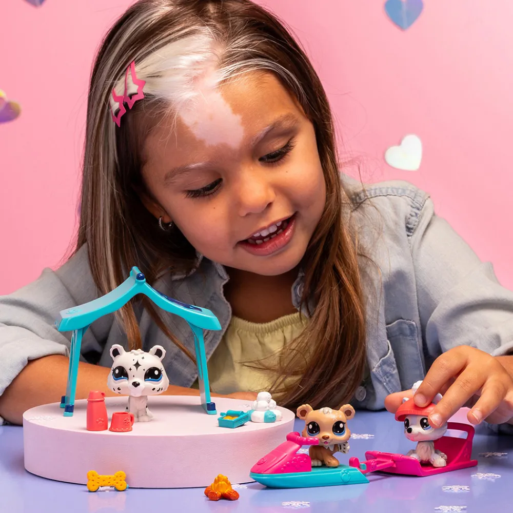 Littlest Pet Shop Fidgets Og Småleker> - LPS Snowy Day Playpack