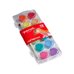 Penol Fargeblyanter Og Maling>Maleskrin - 12 metallic