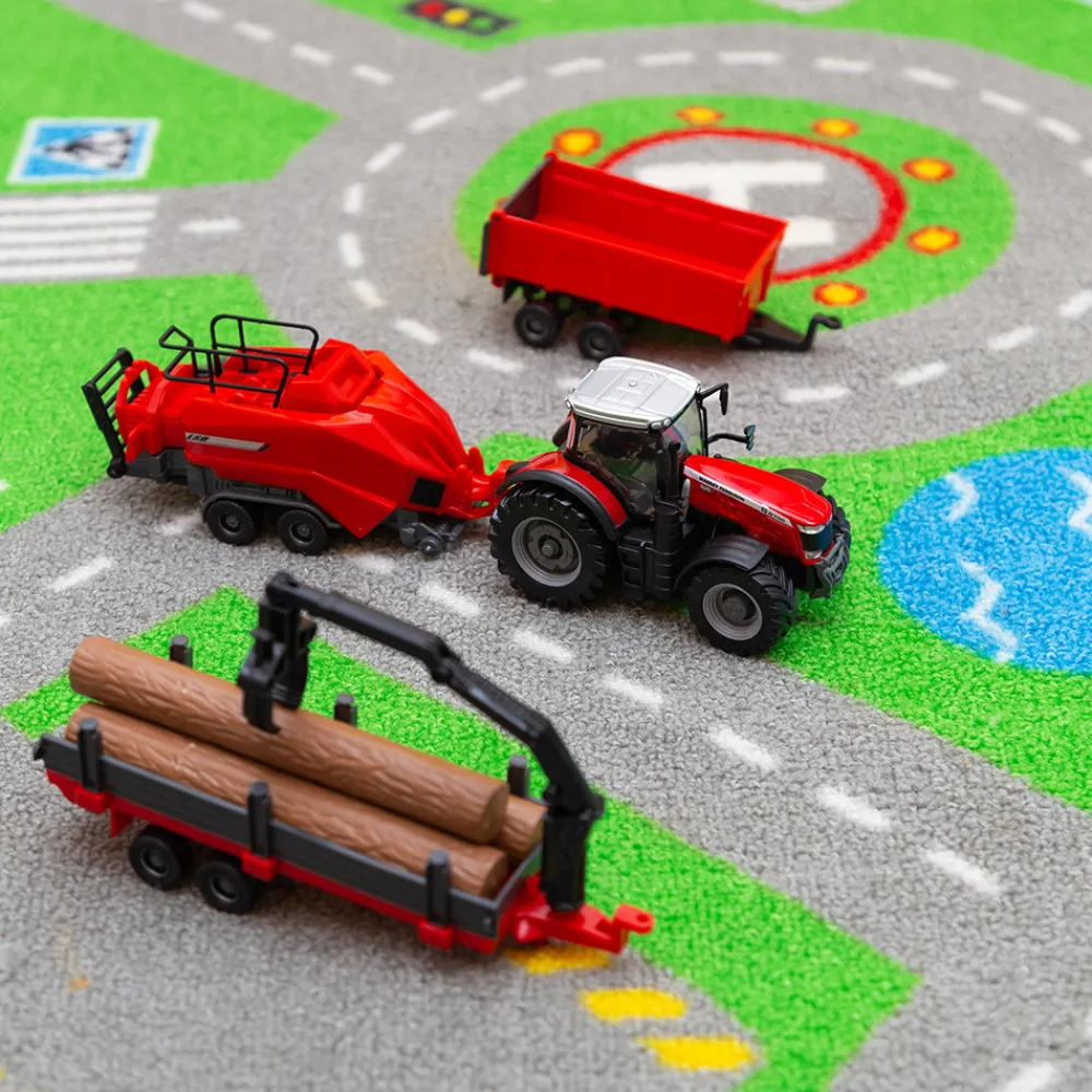 Bburago Lastebil, Gravemaskin Og Traktor>Massey Ferguson 8740S gårdstraktor