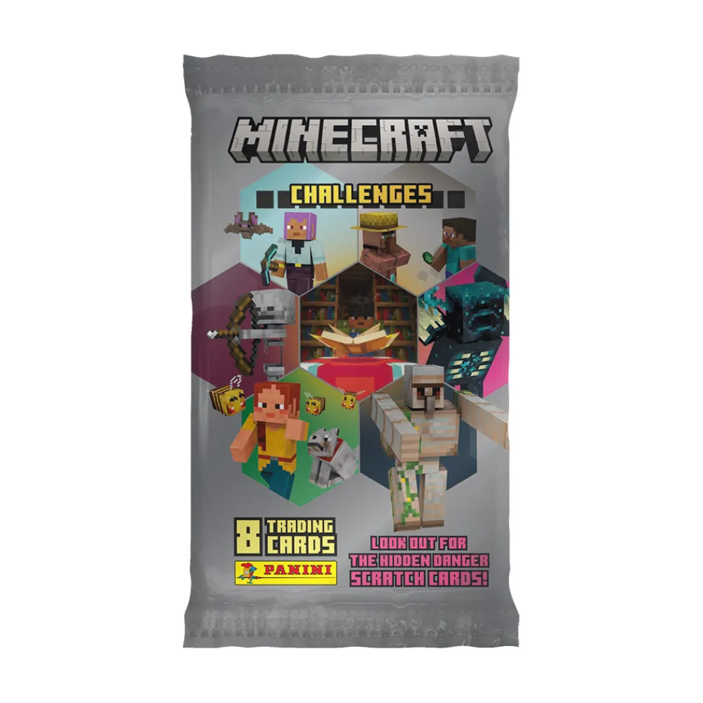 Panini Samlekort Og Spillkort>Minecraft Challenges Booster