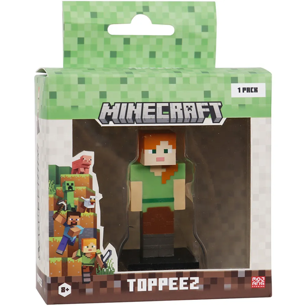 Minecraft Actionfigurer>3D Toppeez 1-pk