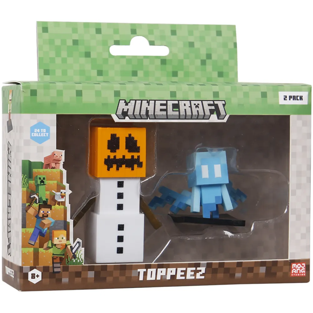 Minecraft Actionfigurer>3D Toppeez 2-pk