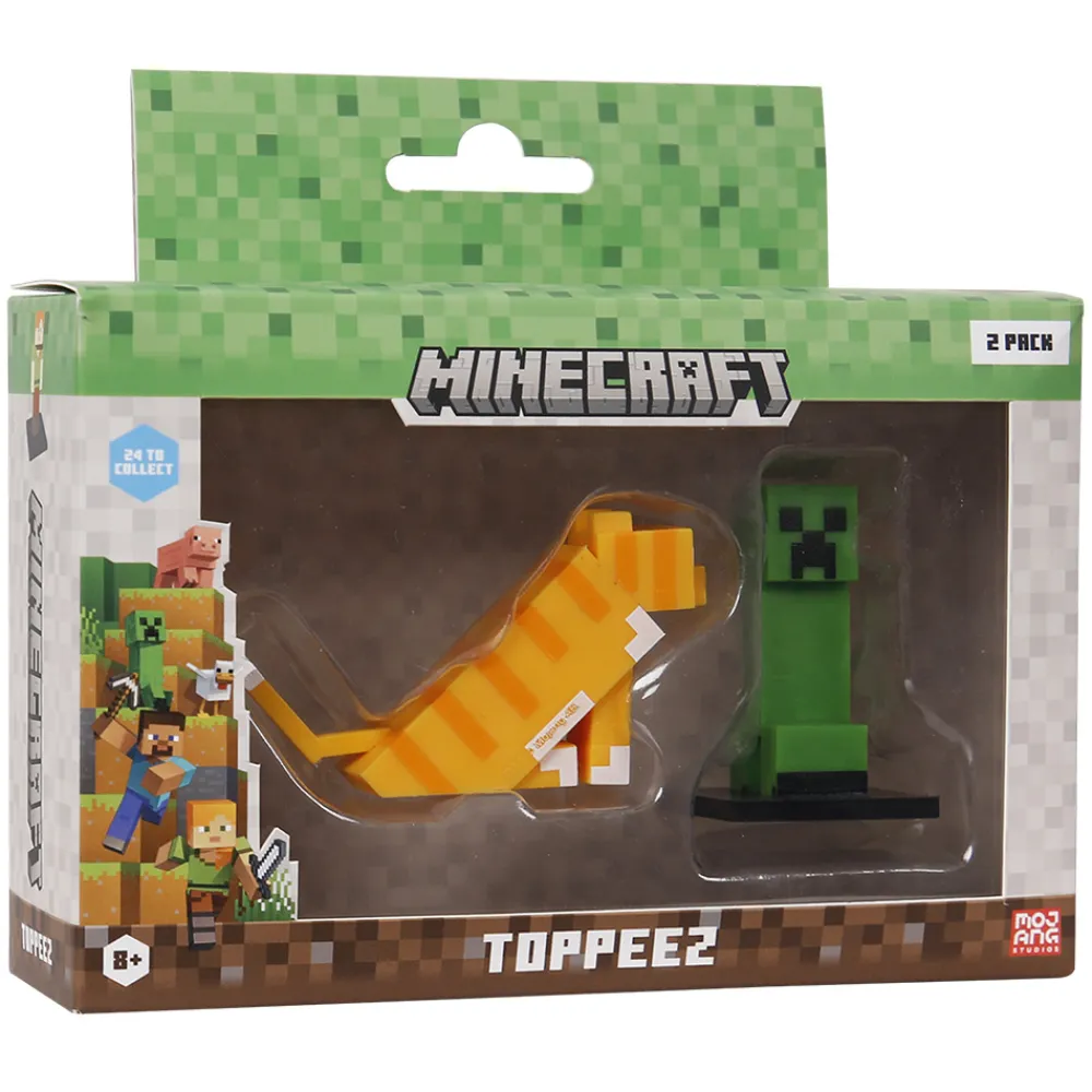 Minecraft Actionfigurer>3D Toppeez 2-pk