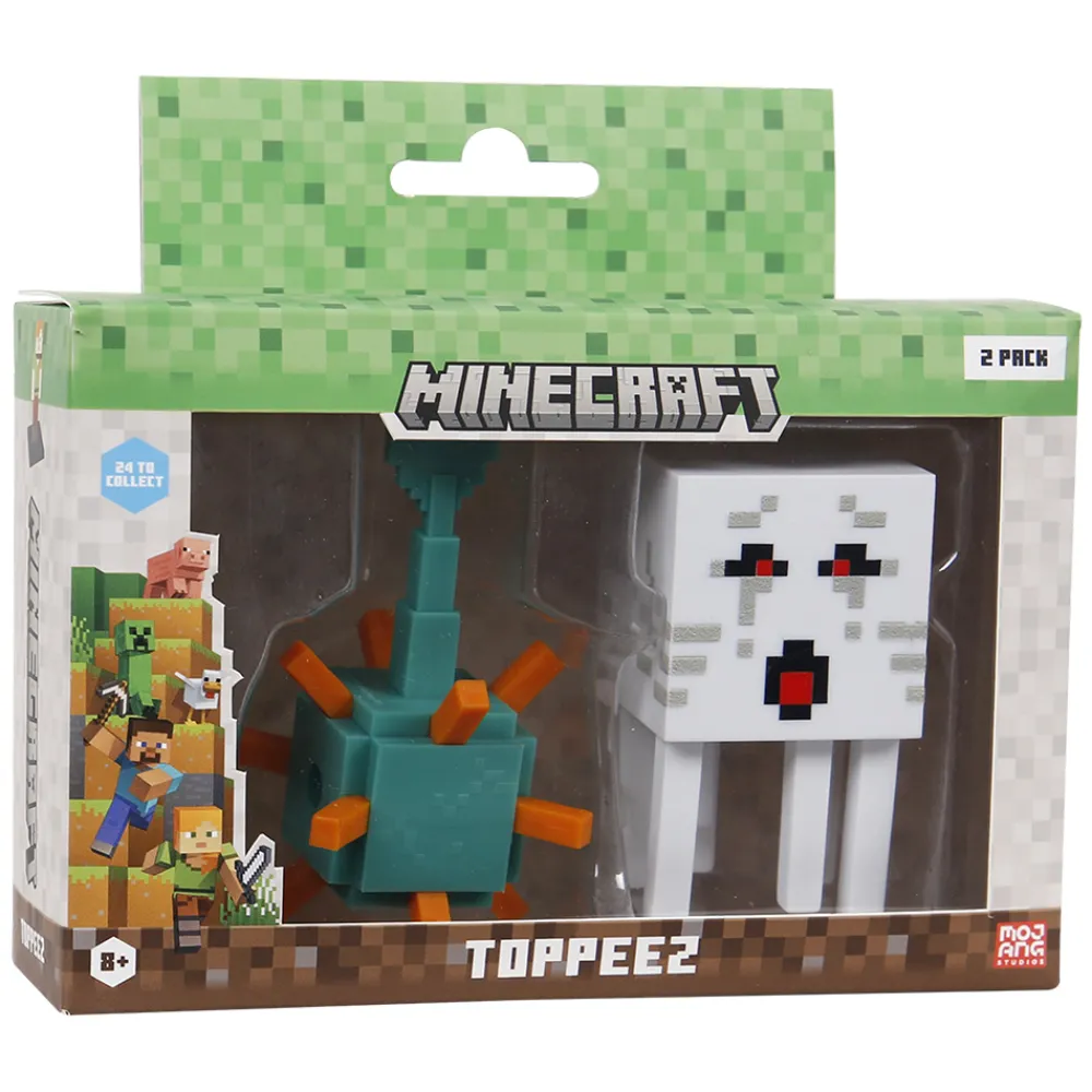 Minecraft Actionfigurer>3D Toppeez 2-pk
